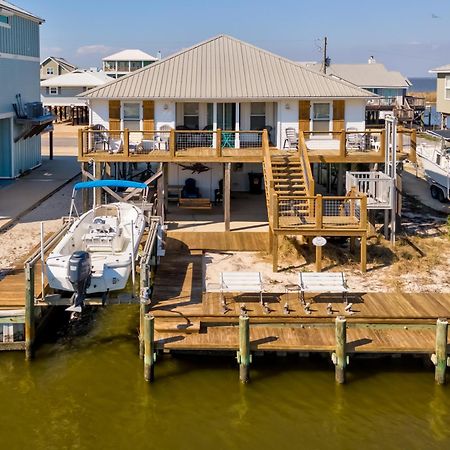 Waters Edge - Private Dock! Only Two Blocks From The Bay Or The Gulf! Plenty Of Parking For Cars Or Boats Home Dauphin Island Exterior foto